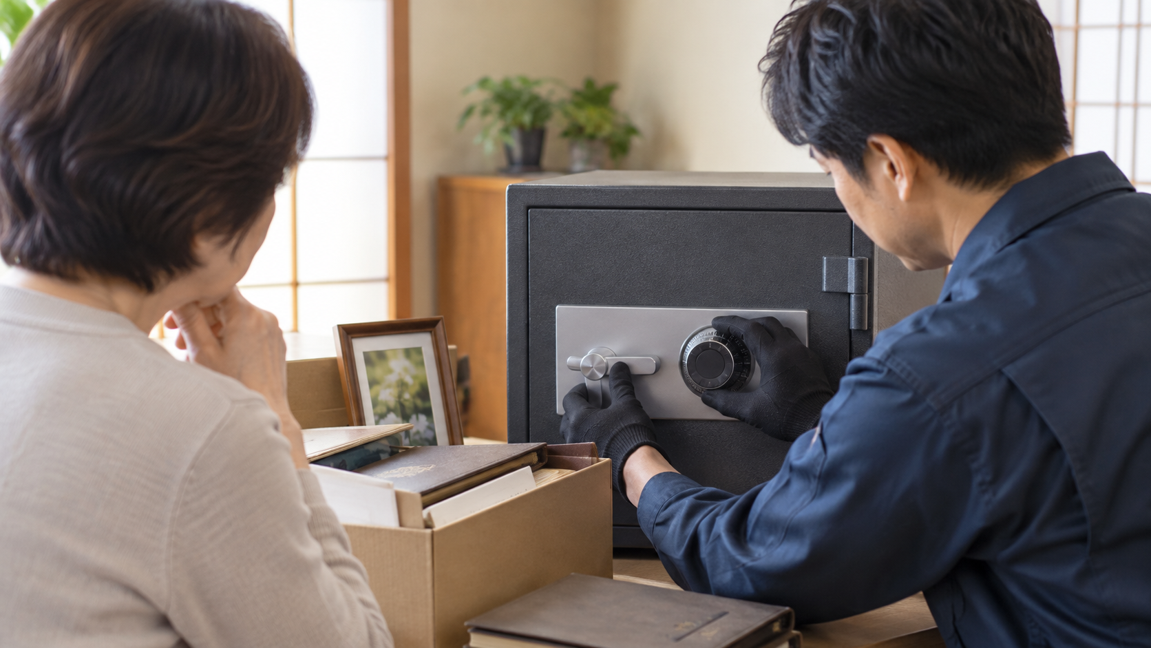 遺品整理で金庫の中身を確認する場合の鍵開け