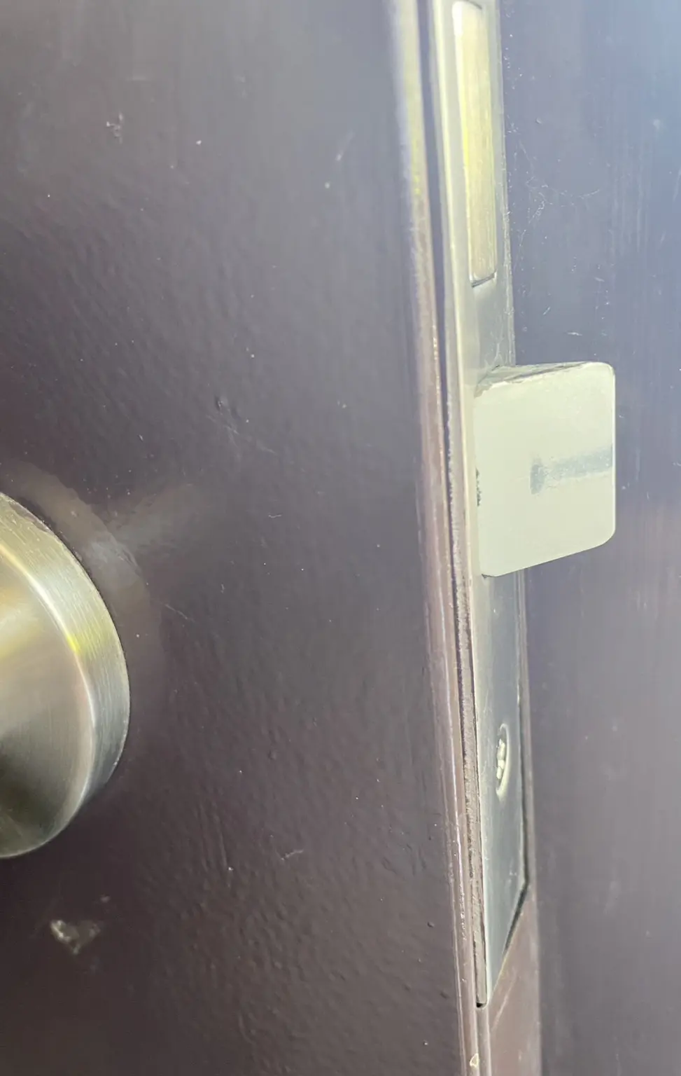 玄関鍵開け作業完了後